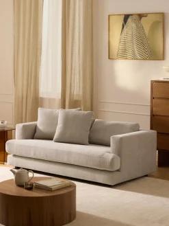 Sofás 2 Plazas|Sofás>Westwing Collection Sofá Tribeca (2 plazas) Chenilla beige claro