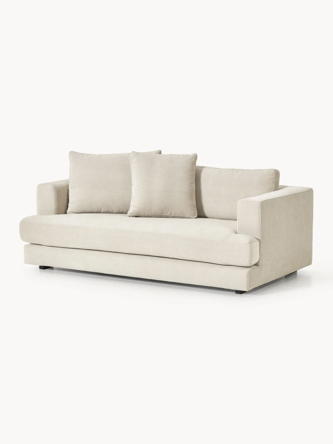 Sofás 2 Plazas|Sofás>Westwing Collection Sofá Tribeca (2 plazas) Chenilla beige claro