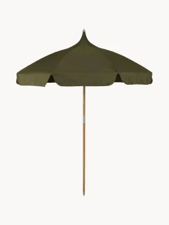 Sombrillas|Sombrillas>Ferm Living Sombrilla Lull, Ø 200 Verde oliva, madera de haya