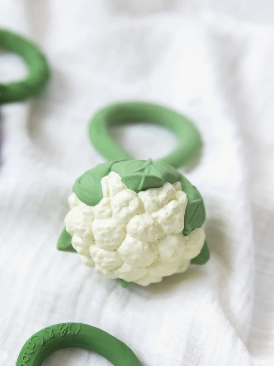 Hot Sonajero artesanal Cauliflower Niños Juguetes Para Bebés|Juguetes Para Bebés