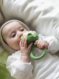 Hot Sonajero artesanal Cauliflower Niños Juguetes Para Bebés|Juguetes Para Bebés