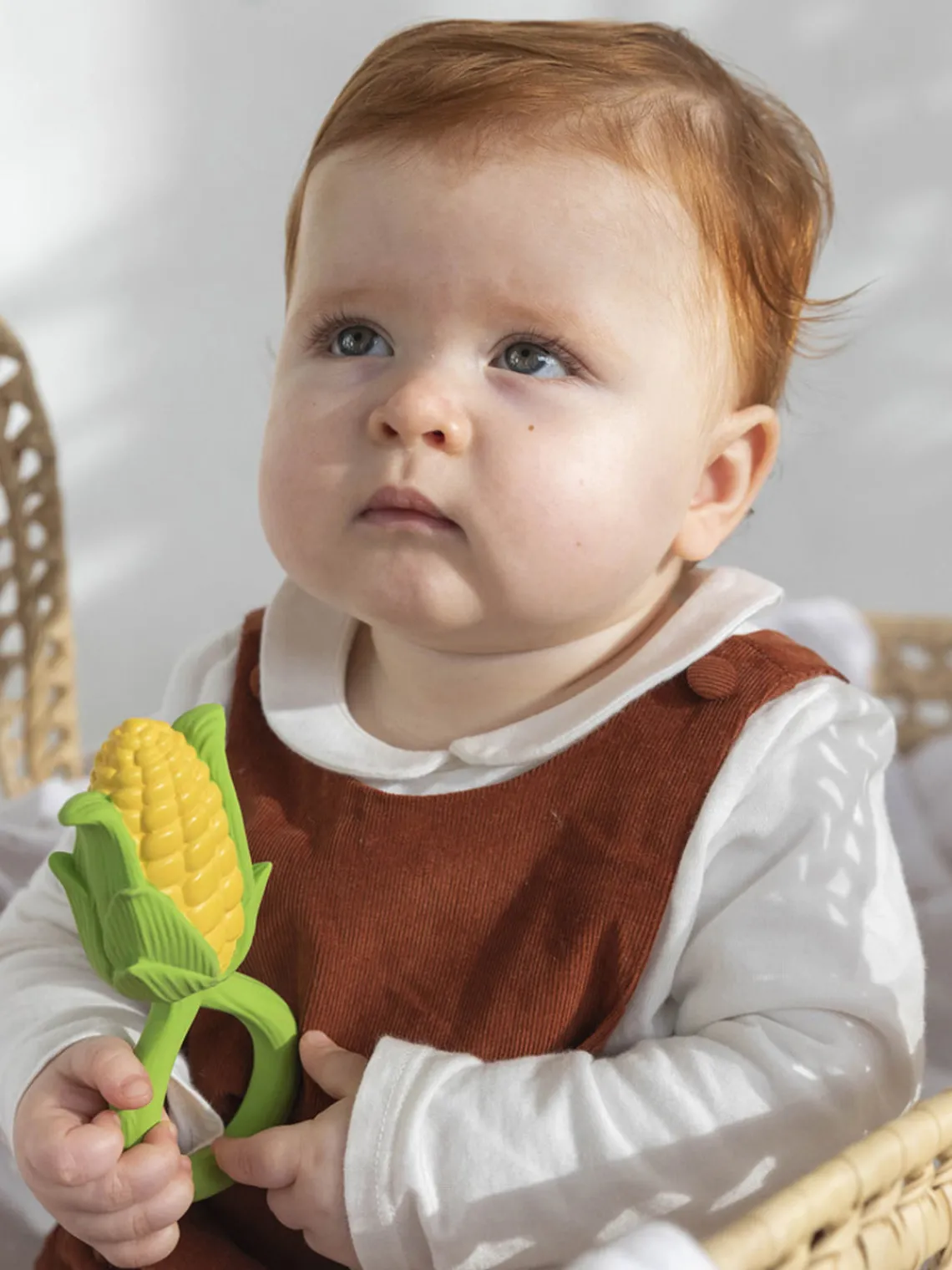 Clearance Sonajero artesanal Corn Niños Juguetes Para Bebés|Juguetes Para Bebés