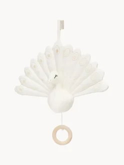 Cajas Musicales Y Móviles|Decoración Infantil>Cam Cam Copenhagen Sonajero colgante de algodón ecológico Peacock