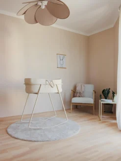 Cunas Para Bebé|Cunas Para Bebé>Metallbude Soporte para moisés artesanal Korsina Beige claro