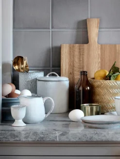 Hueveras|Vajillas Completas>Broste Copenhagen Soportes de huevo artesanales , 2 uds. Nordic Sand