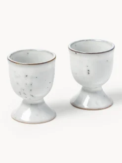Hueveras|Vajillas Completas></noscript>Broste Copenhagen Soportes de huevo artesanales , 2 uds. Nordic Sand