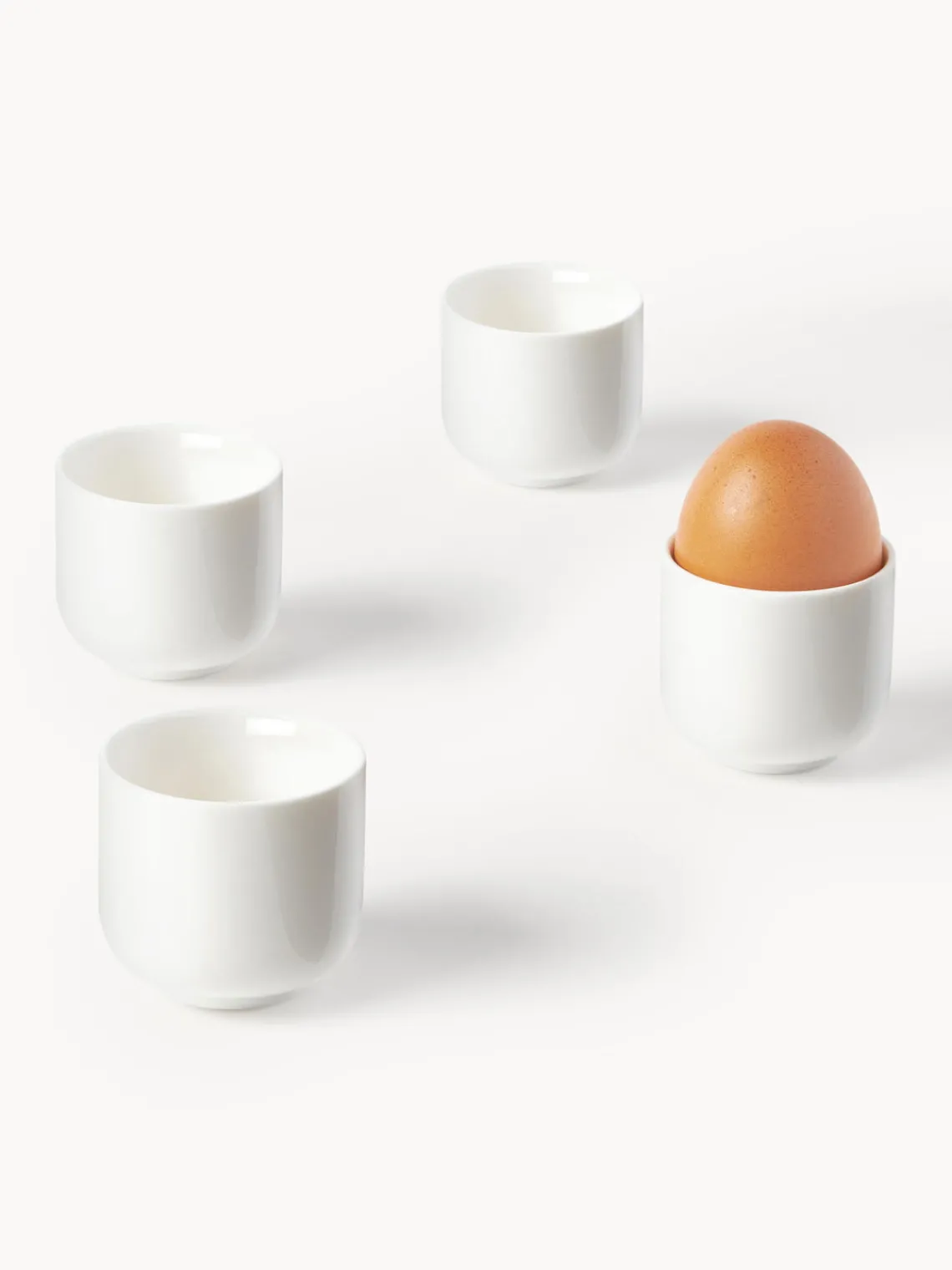 Hueveras|Vajillas Completas>Westwing Collection Soportes de huevo de porcelana Nessa, 4 uds.
