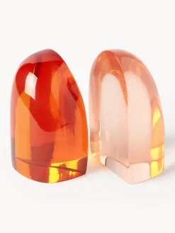 Jarrones|Sujetalibros>Westwing Collection Sujetalibros Celina, 2 uds. Tonos terracota