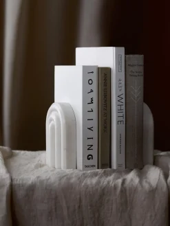 Jarrones|Sujetalibros>Westwing Collection Sujetalibros de mármol Malie, 2 uds.