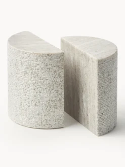 Jarrones|Sujetalibros>Westwing Collection Sujetalibros de mármol Nile, 2 uds.