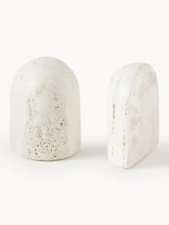 Online Sujetalibros de travertino Sava, 2 uds. Jarrones|Sujetalibros