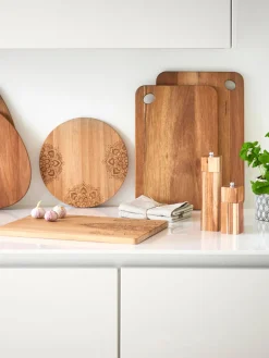 Best Tabla de cortar de madera de acacia Akana, tamaños diferentes Tablas De Cortar|Utensilios De Cocina