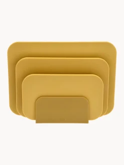 Tablas De Cortar|Utensilios De Cocina>Rosti Tablas de cortar con soporte Choptima, 4 pzas. Amarillo sol