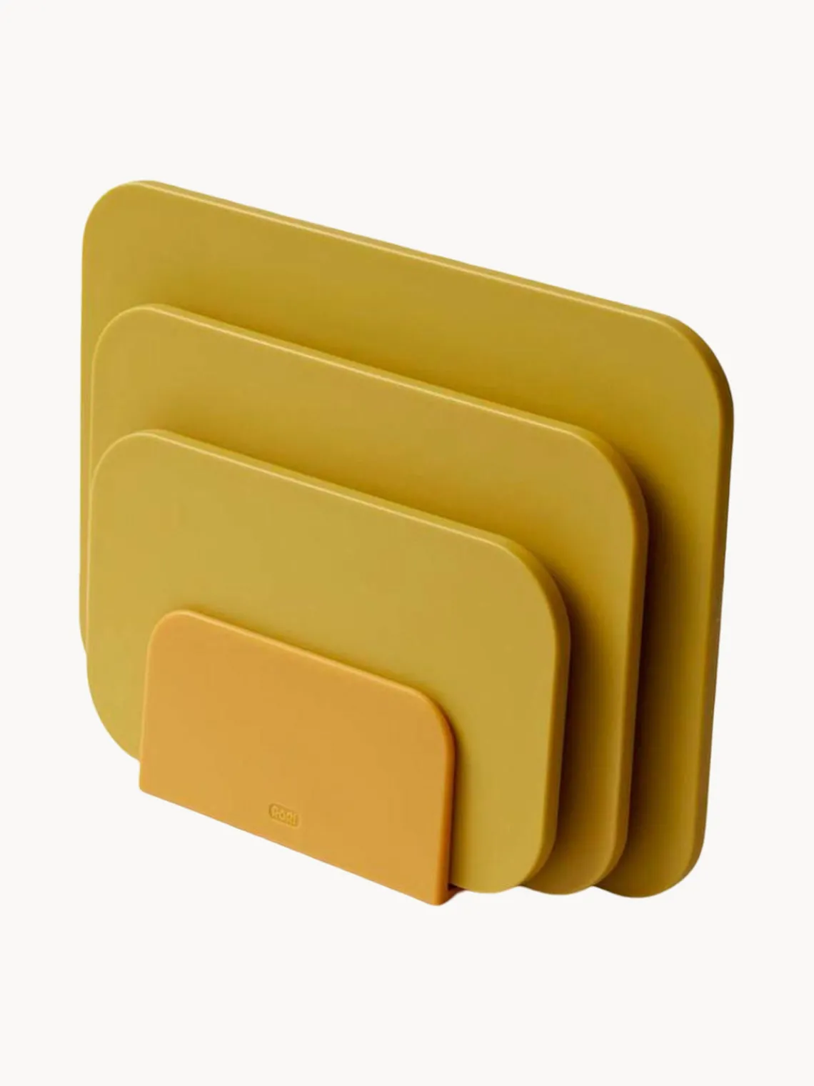 Tablas De Cortar|Utensilios De Cocina>Rosti Tablas de cortar con soporte Choptima, 4 pzas. Amarillo sol