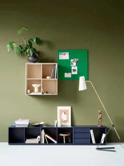 Material De Oficina|Material De Oficina>Montana Furniture Tablero de notas con 5 imanes, Montana Verde oscuro