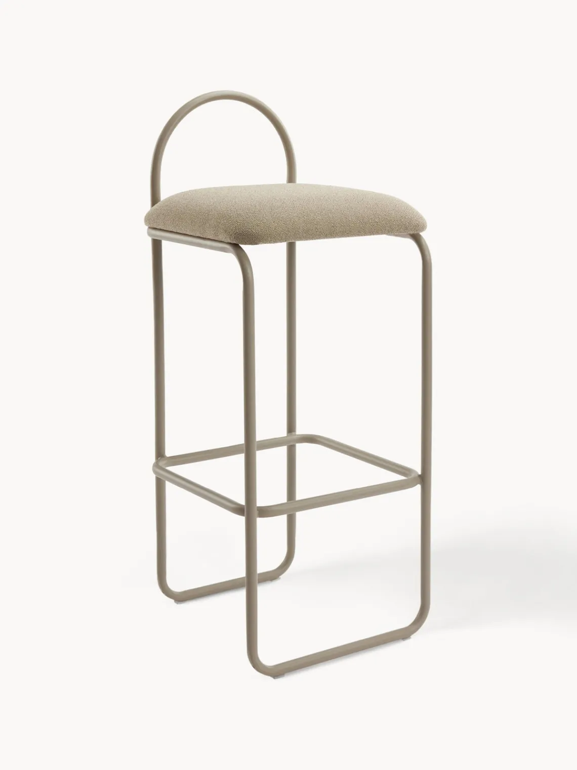 Taburetes Altos|Sillas>AYTM Taburete alto Angui Tejido beige