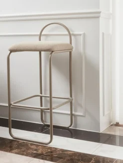 Taburetes Altos|Sillas>AYTM Taburete alto Angui Tejido beige