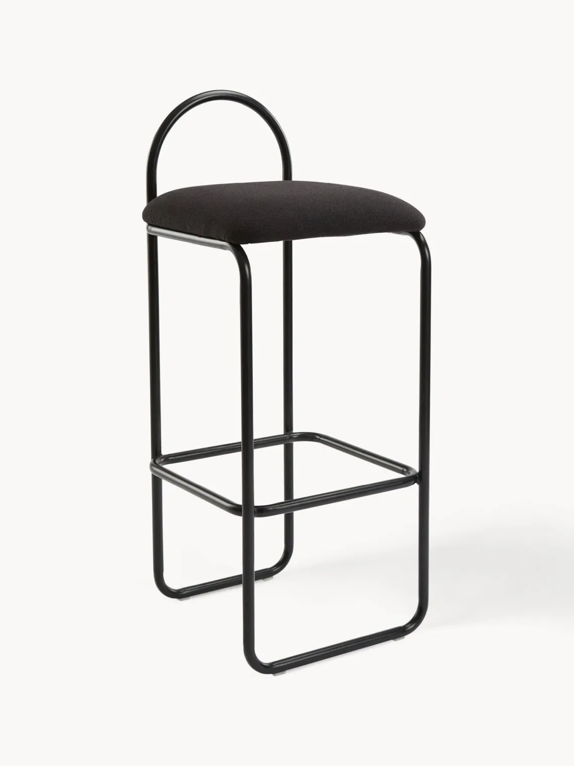 Taburetes Altos|Sillas>AYTM Taburete alto Angui Tejido negro