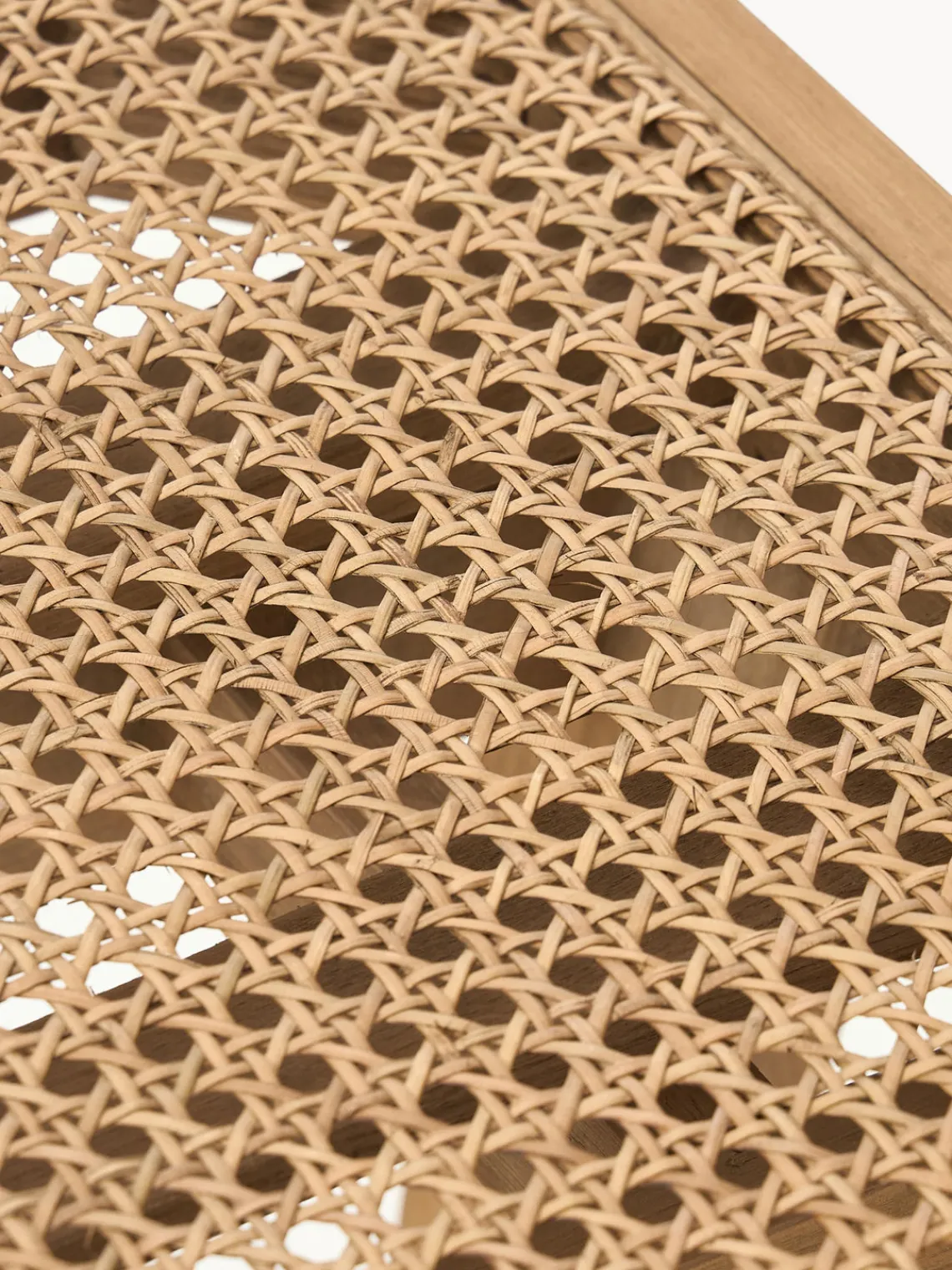 Taburetes Altos|Sillas>Westwing Collection Taburete alto con tejido vienés Sissi Madera de roble clara, beige claro