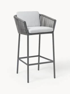 Sillas De Jardín|Sillas De Jardí­N>Westwing Collection Taburete alto de jardín Malo Gris claro, gris