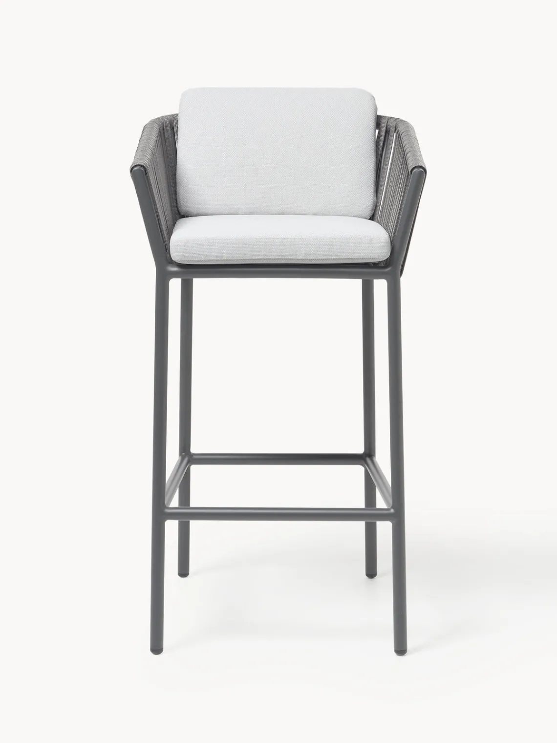 Sillas De Jardín|Sillas De JardíN>Westwing Collection Taburete alto de jardín Malo Gris claro, gris