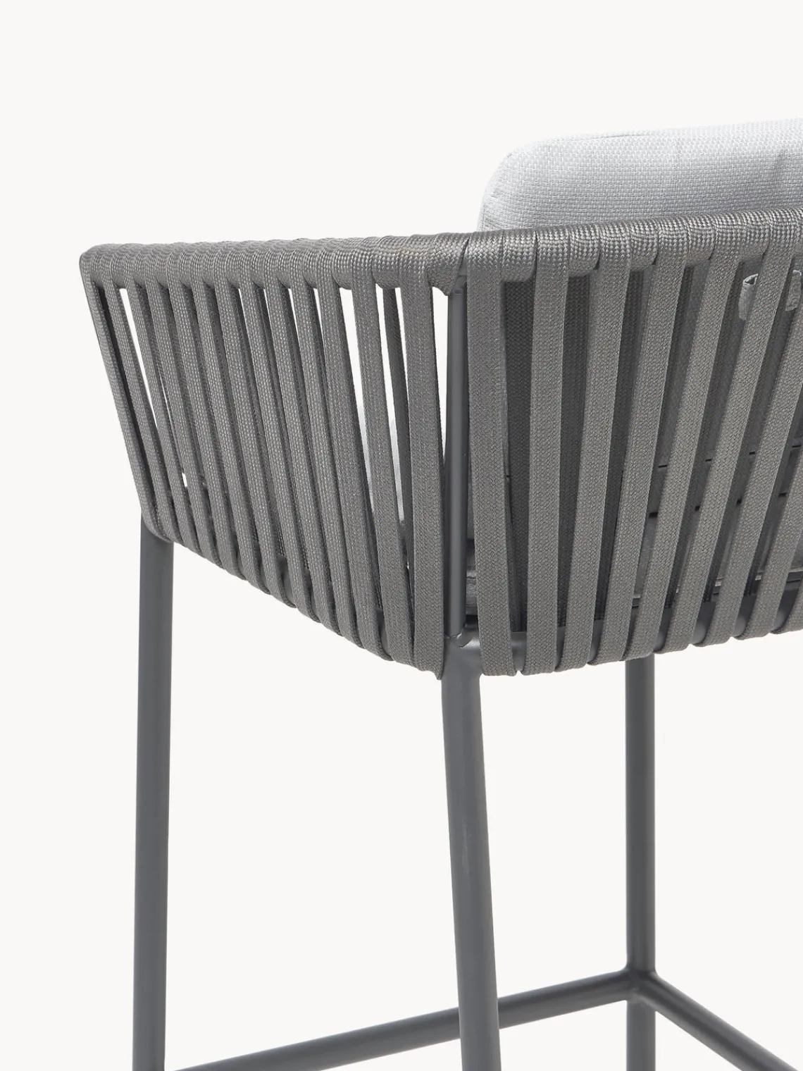 Sillas De Jardín|Sillas De JardíN>Westwing Collection Taburete alto de jardín Malo Gris claro, gris