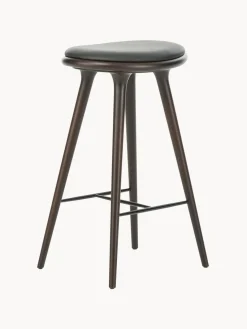 Taburete alto de madera de haya High Stool Taburetes Altos|Sillas
