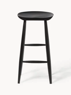Taburetes Altos|Sillas></noscript>Westwing Collection Taburete alto de madera de mango Nino Madera de mango lacada en negro