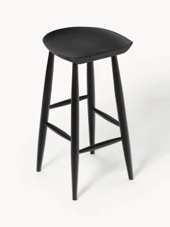 Taburetes Altos|Sillas></noscript>Westwing Collection Taburete alto de madera de mango Nino Madera de mango lacada en negro