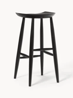 Taburetes Altos|Sillas></noscript>Westwing Collection Taburete alto de madera de mango Nino Madera de mango lacada en negro