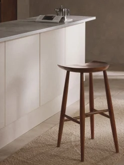 Clearance Taburete alto de madera de mango Nino Taburetes Altos|Sillas