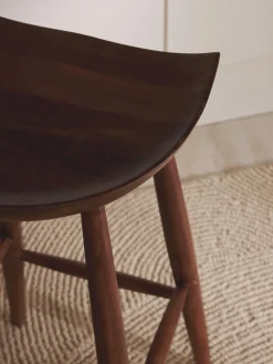 Clearance Taburete alto de madera de mango Nino Taburetes Altos|Sillas