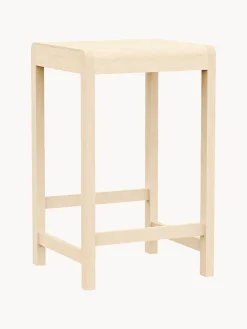 Outlet Taburete alto de madera de abedul 01 Taburetes Altos|Sillas