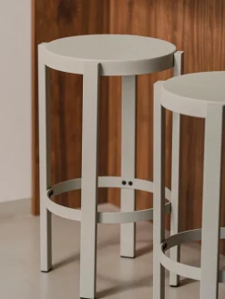 Clearance Taburete alto de metal Doon Taburetes Altos|Sillas