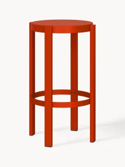 Taburetes Altos|Sillas>Noo.ma Taburete alto de metal Doon Rojo
