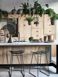 Taburete alto de metal Wire Taburetes Altos|Sillas