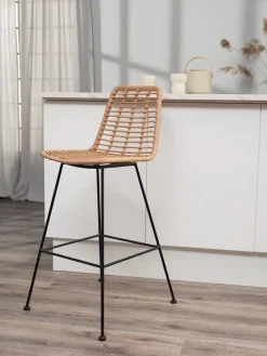 Hot Taburete alto de polirratán Costa Sillas De Jardín|Taburetes Altos