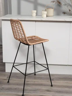 Hot Taburete alto de polirratán Costa Sillas De Jardín|Taburetes Altos