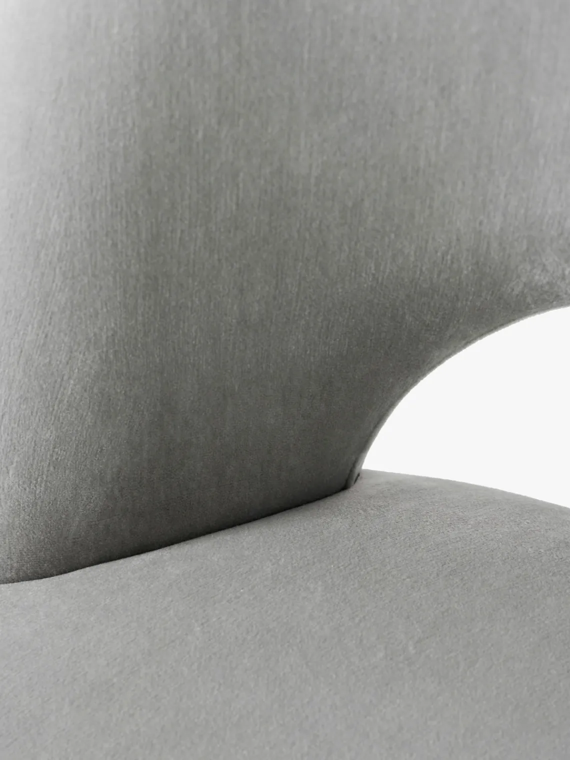 Taburetes Altos|Sillas>Westwing Collection Taburete alto de terciopelo Rachel Terciopelo gris claro, negro mate