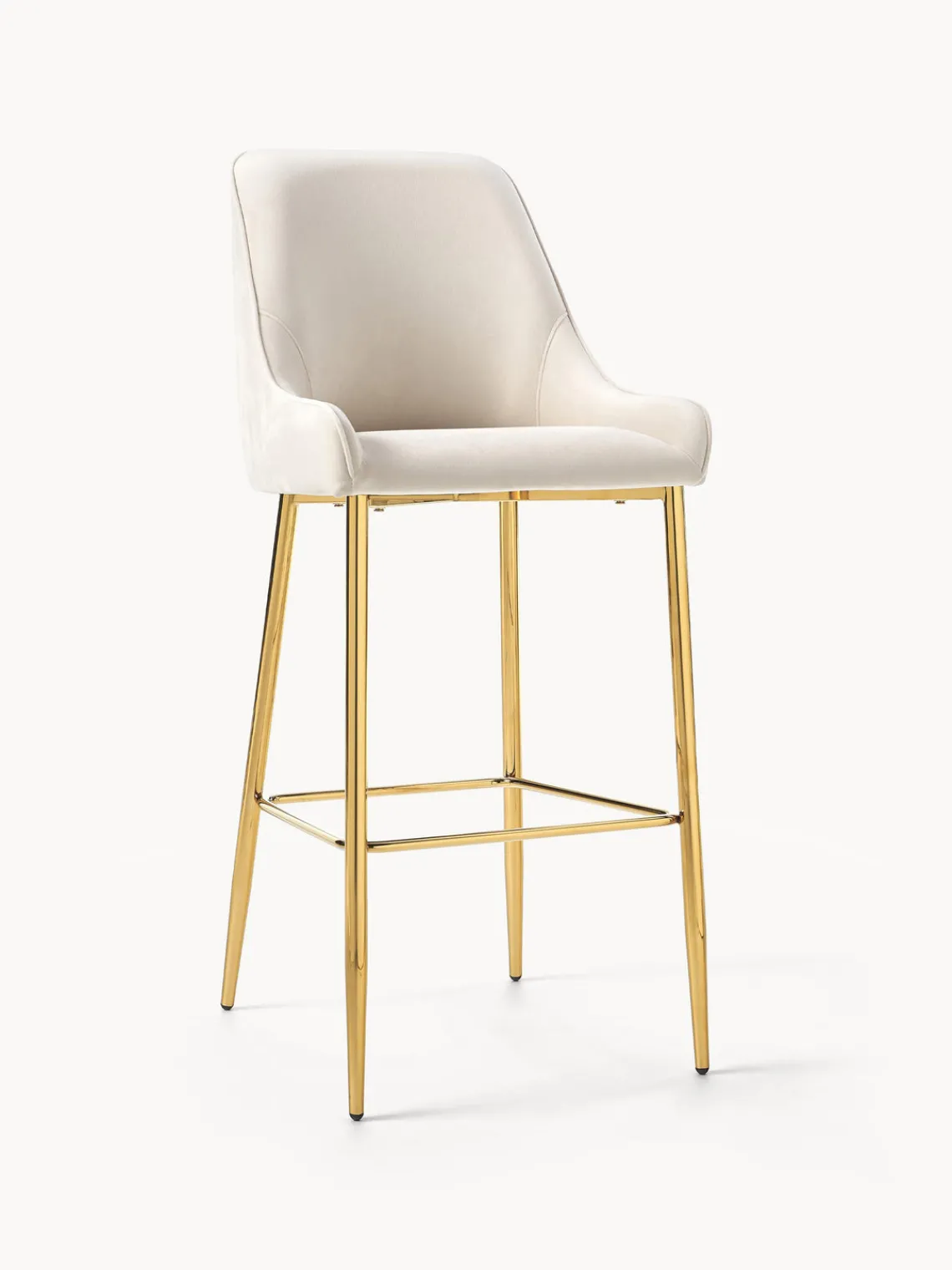 Taburetes Altos|Sillas>Westwing Collection Taburete alto de terciopelo Ava