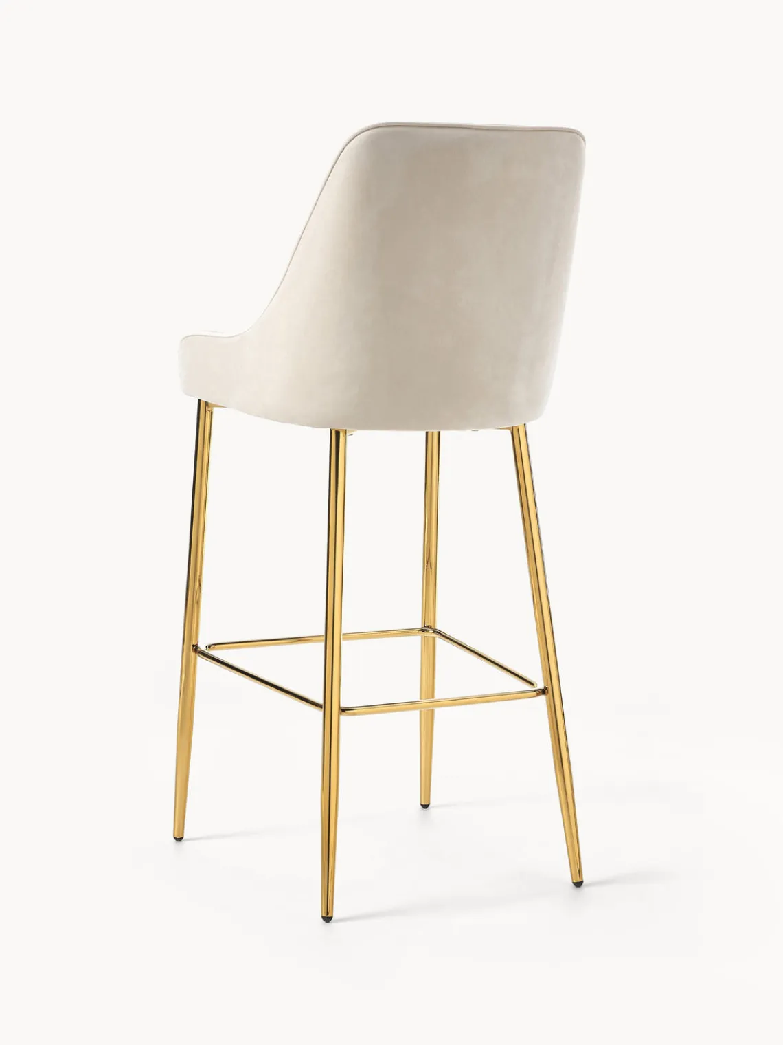 Taburetes Altos|Sillas>Westwing Collection Taburete alto de terciopelo Ava