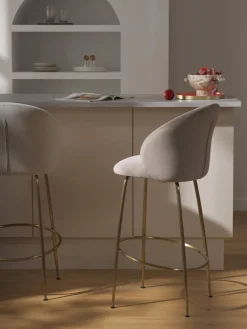 Best Taburete alto de terciopelo Luisa Taburetes Altos|Sillas