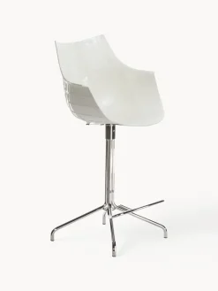 Taburetes Altos|Sillas>Driade Taburete alto giratorio de plástico Meridiana