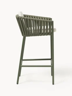 Sillas De Jardín|Sillas De Jardí­N></noscript>Westwing Collection Taburete alto para exterior Malo Off White, verde oliva