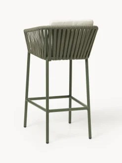 Sillas De Jardín|Sillas De Jardí­N></noscript>Westwing Collection Taburete alto para exterior Malo Off White, verde oliva