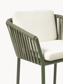 Sillas De Jardín|Sillas De Jardí­N></noscript>Westwing Collection Taburete alto para exterior Malo Off White, verde oliva