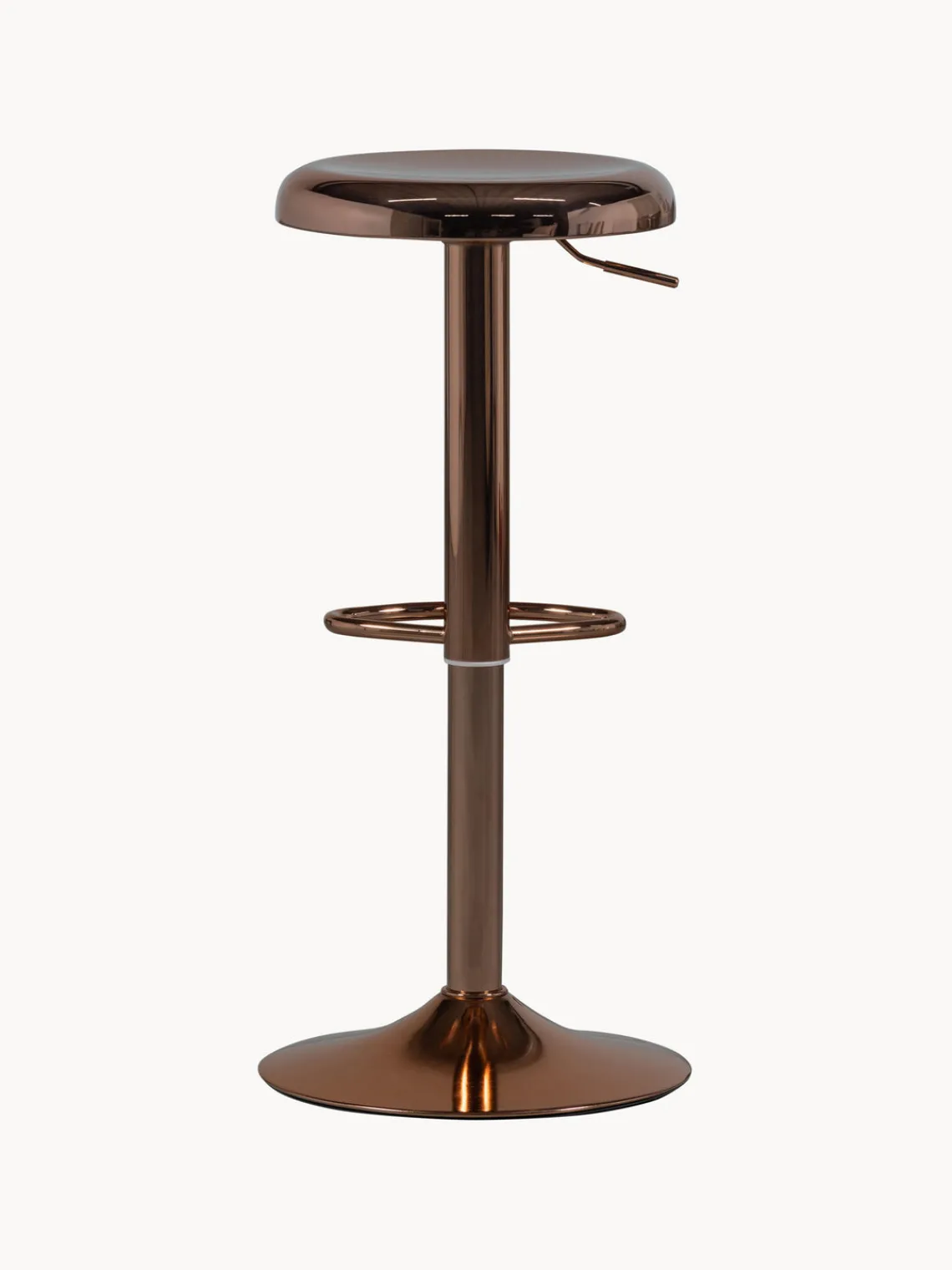 Taburetes Altos|Sillas> Taburete alto regulable Isaac Marrón