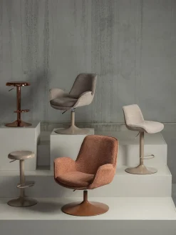 Best Taburete alto regulable Isaac Taburetes Altos|Sillas