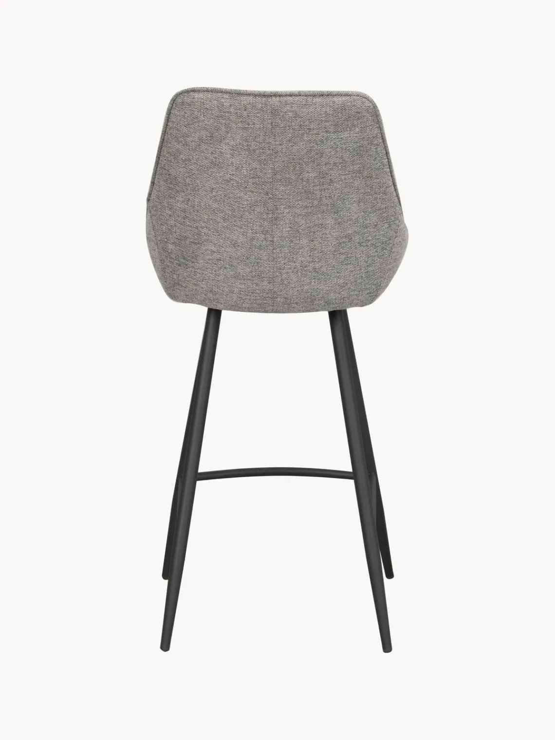 Taburetes Altos|Sillas>Rowico Home Taburete alto Sierra Tejido gris claro, negro