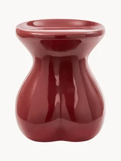 Pufs Y Otomanos|Pufs Y Otomanos>POLSPOTTEN Taburete artesanal Body Rojo vino brillante